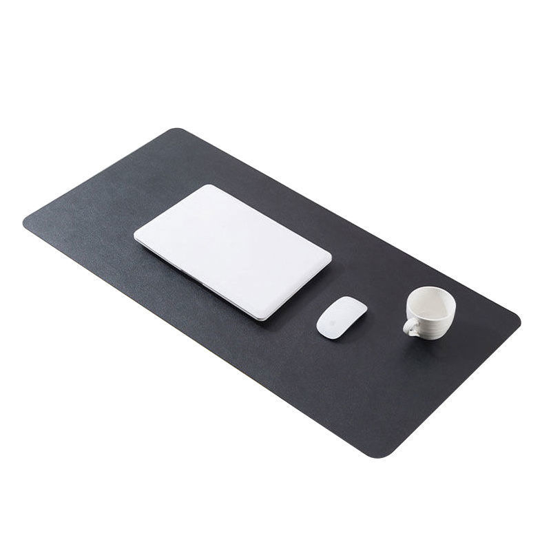 Pad de mouse din piele, dublă față, cusut, cu logo imprimat, personalizabil după desene