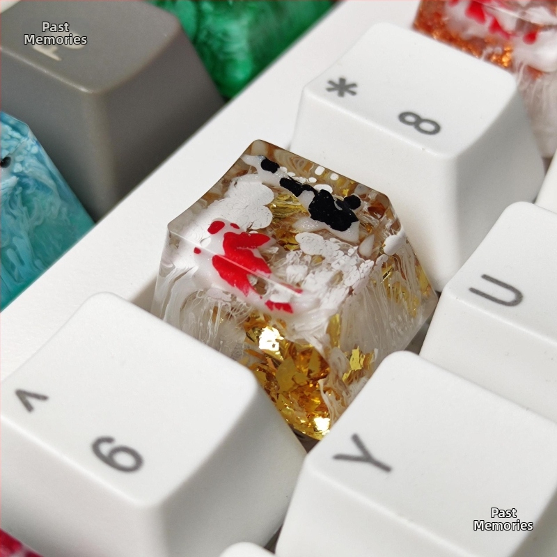 Капачка за клавиш на механична клавиатура, единична креативна универсална капачка; OEM модел; антихлъзгаща; материал: друго