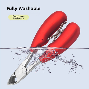 Φορητά τσιμπίδια φροντίδας νυχιών και δέρματος για αφαίρεση νεκρού δέρματος — Υλικό: πλαστικό + ανοξείδωτο ατσάλι; Στυλ: φορητό, οικιακό, τσιμπίδια αυλακωμένων νυχιών; Καθαρό βάρος: 80 g; Συσκευασία: 300 τεμ