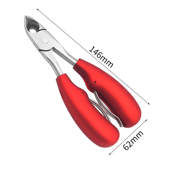 Φορητά τσιμπίδια φροντίδας νυχιών και δέρματος για αφαίρεση νεκρού δέρματος — Υλικό: πλαστικό + ανοξείδωτο ατσάλι; Στυλ: φορητό, οικιακό, τσιμπίδια αυλακωμένων νυχιών; Καθαρό βάρος: 80 g; Συσκευασία: 300 τεμ