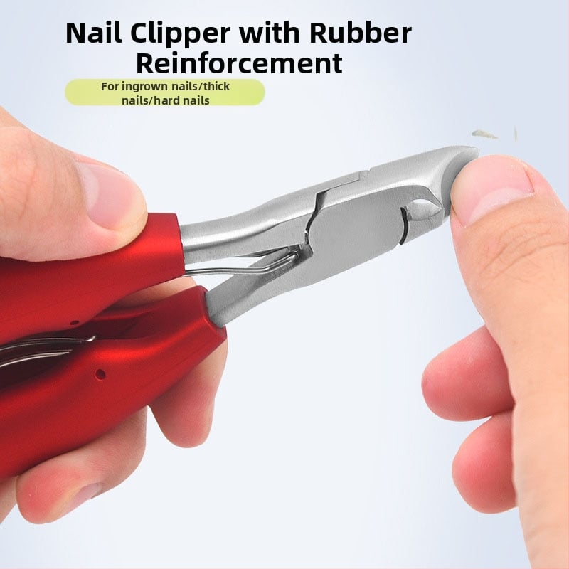 Φορητά τσιμπίδια φροντίδας νυχιών και δέρματος για αφαίρεση νεκρού δέρματος — Υλικό: πλαστικό + ανοξείδωτο ατσάλι; Στυλ: φορητό, οικιακό, τσιμπίδια αυλακωμένων νυχιών; Καθαρό βάρος: 80 g; Συσκευασία: 300 τεμ
