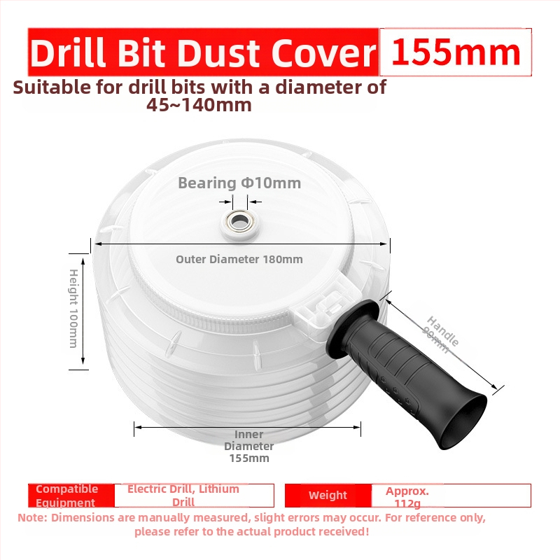 Κάλυμμα Σκόνης για Κρουστικό ή Χειροκίνητο Τρυπάνι με Σάκο Σκόνης – Kirin Arm, Πλαστικό