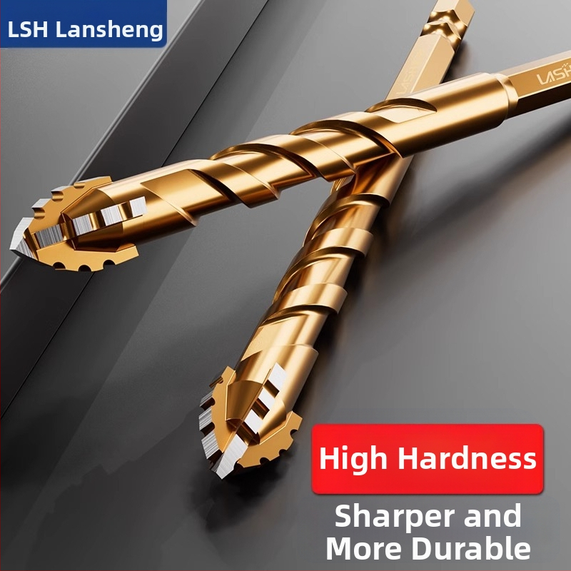 Четиризъбна назъбена ексцентрична глава за пробиване на керамични плочки и бетон – сухо пробиване, изключително твърда