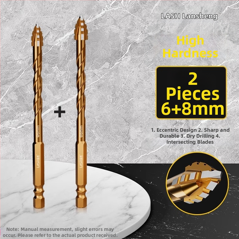 Четиризъбна назъбена ексцентрична глава за пробиване на керамични плочки и бетон – сухо пробиване, изключително твърда