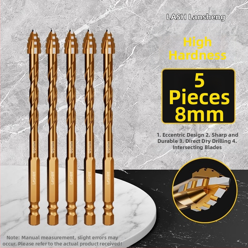 Четиризъбна назъбена ексцентрична глава за пробиване на керамични плочки и бетон – сухо пробиване, изключително твърда