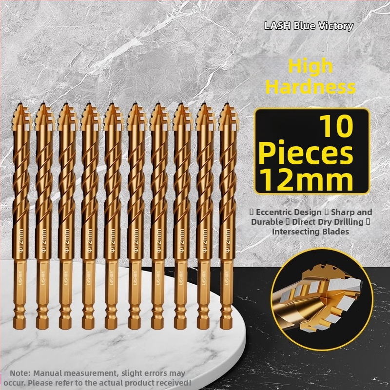 Четиризъбна назъбена ексцентрична глава за пробиване на керамични плочки и бетон – сухо пробиване, изключително твърда