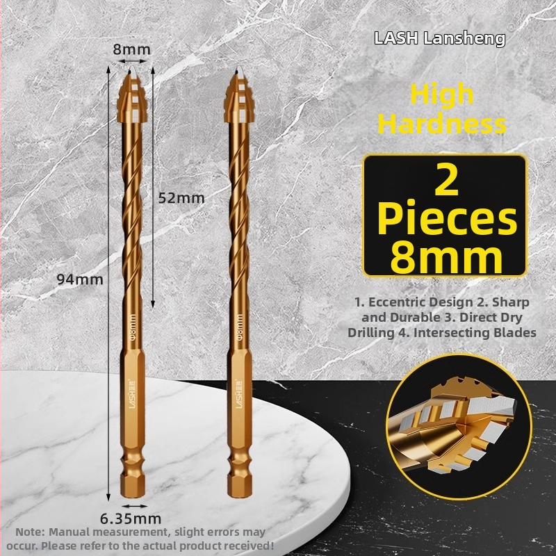 Четиризъбна назъбена ексцентрична глава за пробиване на керамични плочки и бетон – сухо пробиване, изключително твърда