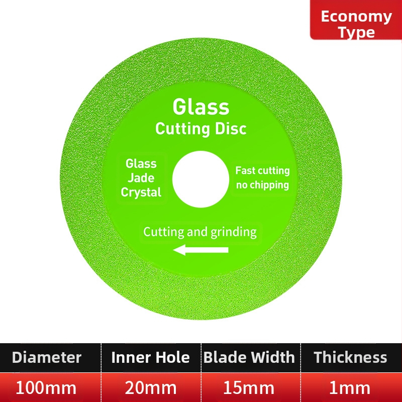 Διαμαντόδισκος υπερλεπτός κοπτικός δίσκος για γυαλί, κεραμικά, ζαϊντ και πλακάκια – Brazed, μοντέλο 100-15