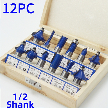 Ξυλουργική φρέζα με κεφαλή Bakelite, σετ 12 τεμάχια / 15 τεμάχια