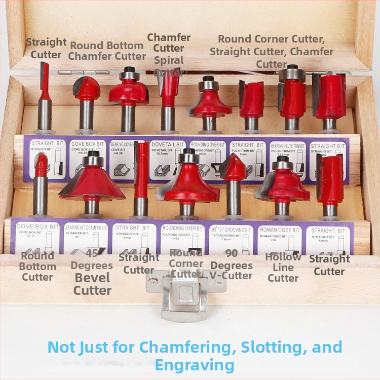 Дървообработваща фреза Bakelite глава, комплект 12бр/15бр