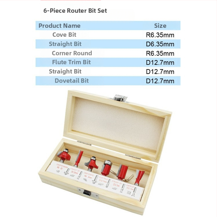 Ξυλουργική φρέζα με κεφαλή Bakelite, σετ 12 τεμάχια / 15 τεμάχια