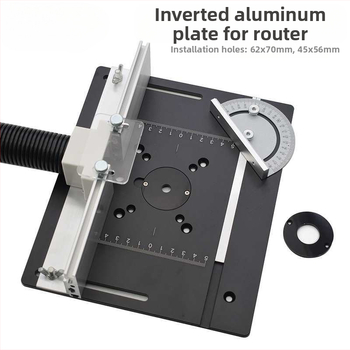 Дървообработваща машина за гравиране и фрезоване със многофункционална повдигаща работна маса, кантоване и канавки върху алуминиев панел — Напрежение 2,4 V