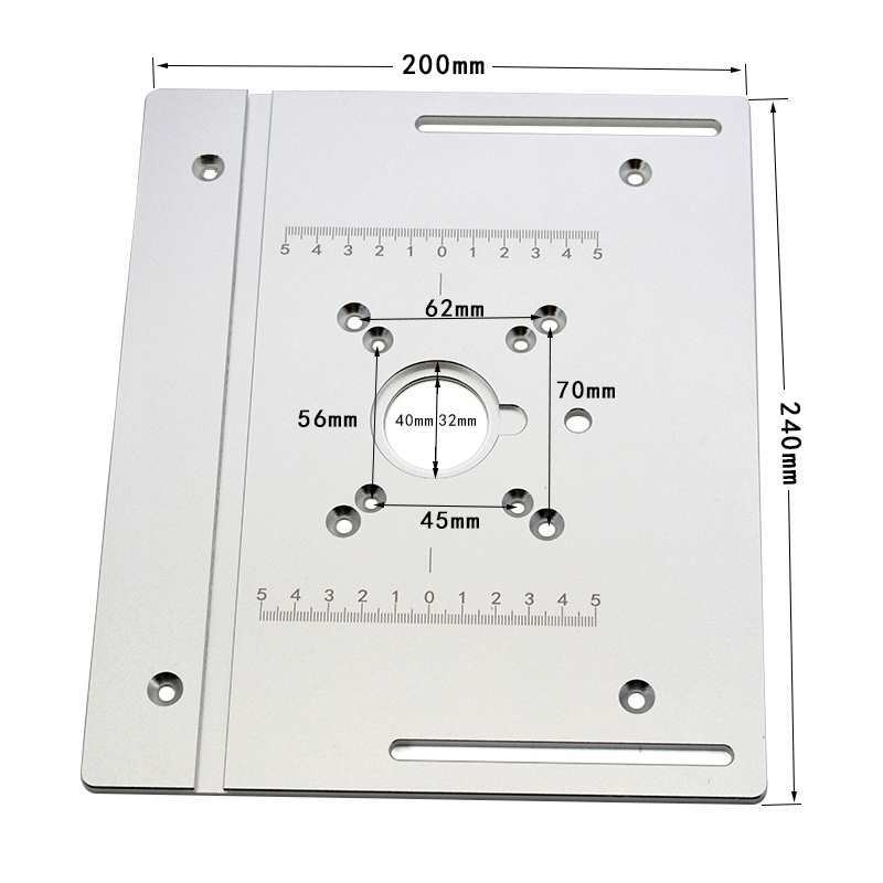 Дървообработваща машина за гравиране и фрезоване със многофункционална повдигаща работна маса, кантоване и канавки върху алуминиев панел — Напрежение 2,4 V