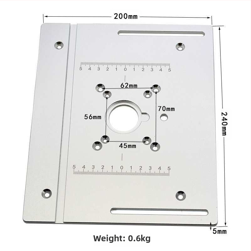 Дървообработваща машина за гравиране и фрезоване със многофункционална повдигаща работна маса, кантоване и канавки върху алуминиев панел — Напрежение 2,4 V