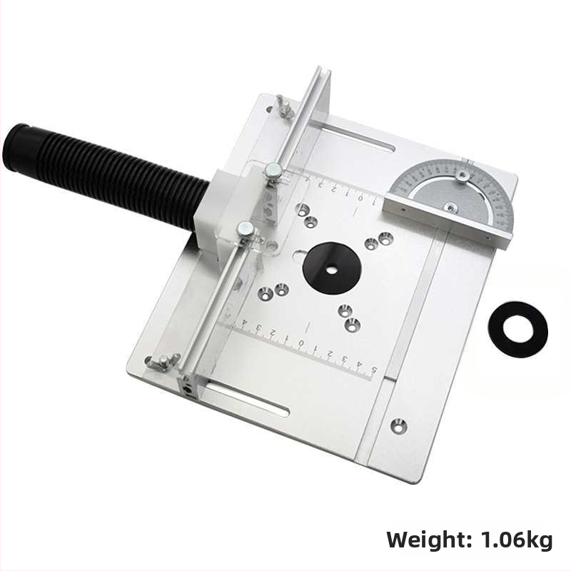 Дървообработваща машина за гравиране и фрезоване със многофункционална повдигаща работна маса, кантоване и канавки върху алуминиев панел — Напрежение 2,4 V