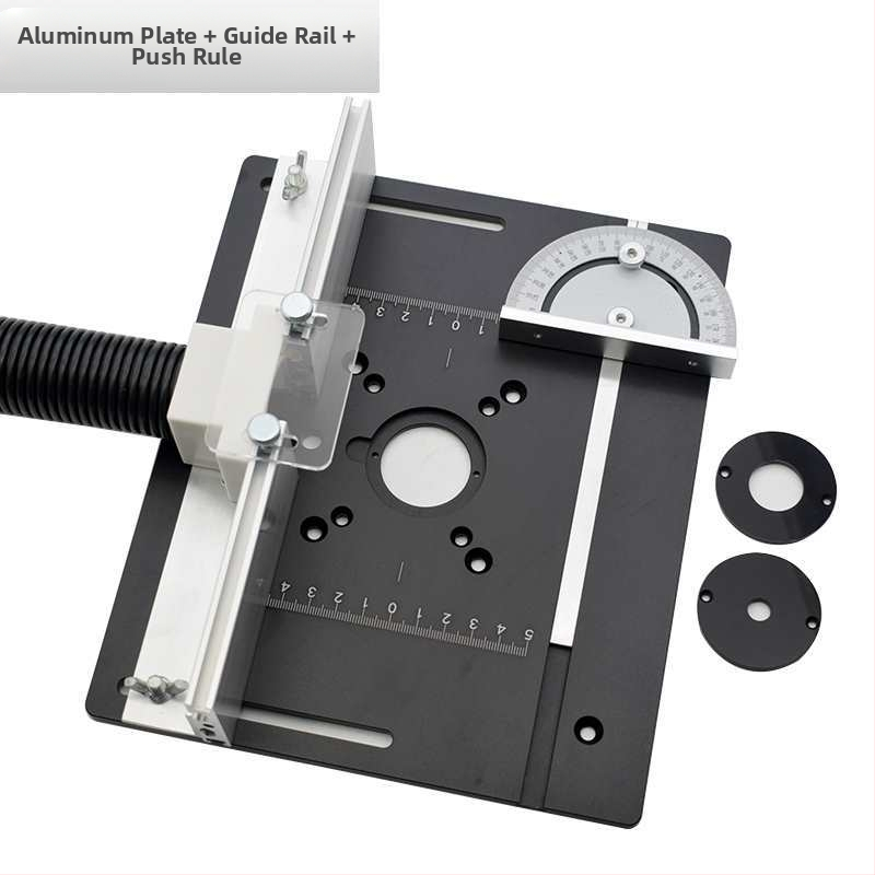 Дървообработваща машина за гравиране и фрезоване със многофункционална повдигаща работна маса, кантоване и канавки върху алуминиев панел — Напрежение 2,4 V