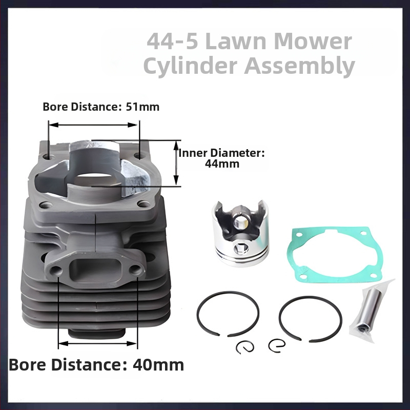 Kéthordós fűkasza hengerfej — fém, fűkasza/kertészeti géphez, 0,43 kg, kompatibilis a 40-5/430 és 40-6/44-5/48F modellekkel