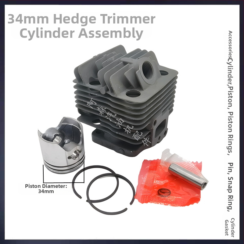 Kéthordós fűkasza hengerfej — fém, fűkasza/kertészeti géphez, 0,43 kg, kompatibilis a 40-5/430 és 40-6/44-5/48F modellekkel