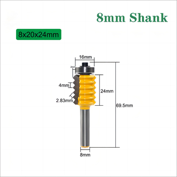 Φρέζα με mortise για ξύλο με πολλαπλά δόντια — κοπή εγκοπών, αυλακώσεων και συνδέσεων