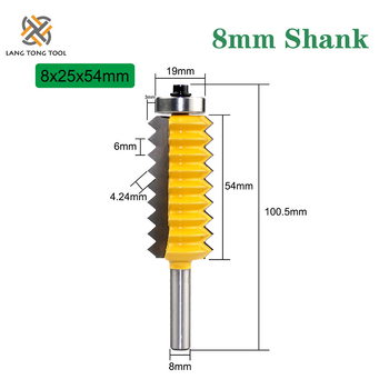 Φρέζα με mortise για ξύλο με πολλαπλά δόντια — κοπή εγκοπών, αυλακώσεων και συνδέσεων