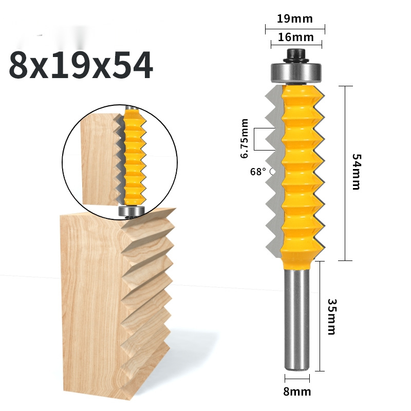Φρέζα με mortise για ξύλο με πολλαπλά δόντια — κοπή εγκοπών, αυλακώσεων και συνδέσεων