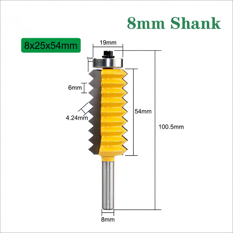 Φρέζα με mortise για ξύλο με πολλαπλά δόντια — κοπή εγκοπών, αυλακώσεων και συνδέσεων