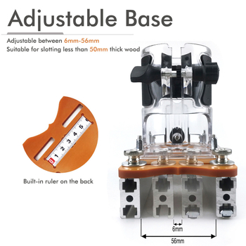 Κρυφός συνδετήρας δύο σε ένα για αυλακώσεις — πλάκα αυλακώσεων για ντουλάπες και ξύλινα έπιπλα (δεύτερη γενιά)