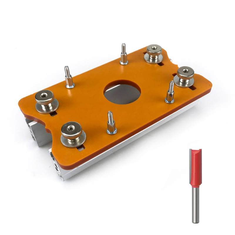 Conector invizibil 2 în 1 pentru slotare — placă de slotare pentru dulapuri și mobilier din lemn (a doua generație)