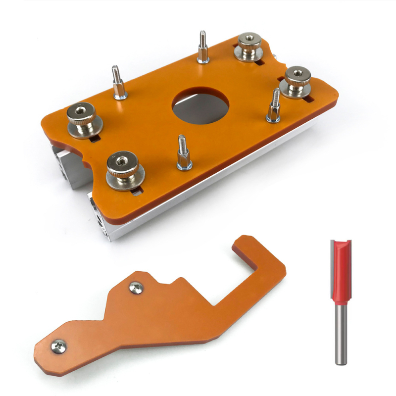 Conector invizibil 2 în 1 pentru slotare — placă de slotare pentru dulapuri și mobilier din lemn (a doua generație)