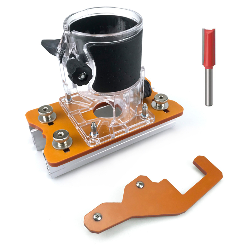 Conector invizibil 2 în 1 pentru slotare — placă de slotare pentru dulapuri și mobilier din lemn (a doua generație)