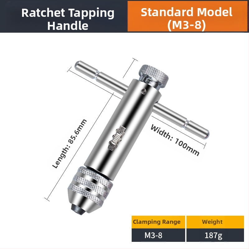 Maib Σετ Τάπινγκ με Χειροκίνητο Εργαλείο και Κεφαλές Δραπανοποίησης