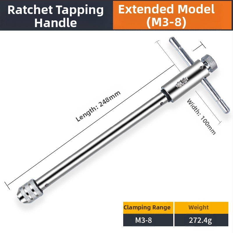 Maib Σετ Τάπινγκ με Χειροκίνητο Εργαλείο και Κεφαλές Δραπανοποίησης