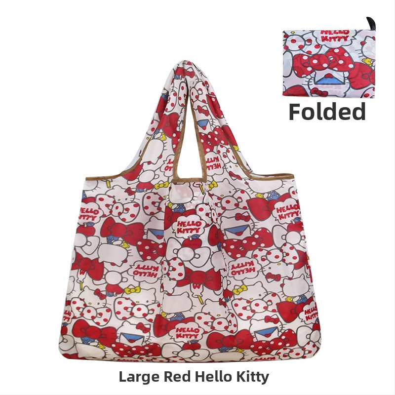 Τσάντα tote με καρτούν — επαναχρησιμοποιήσιμη περιβαλλοντική τσάντα αγορών, μεταξοτυπία, προσαρμόσιμη