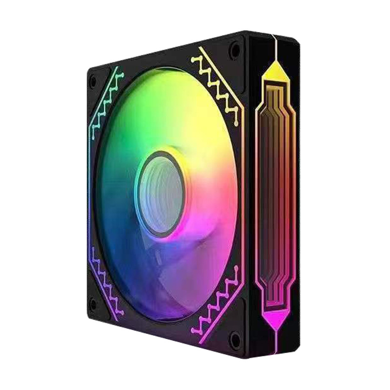 Вентилатор за корпус с радиатор и ARGB+PWM, модел Infinite Mirror от Binghong, пуснат през 2023 г., OEM обработка.
