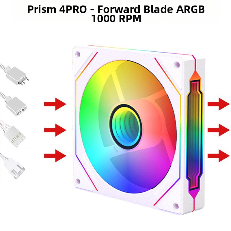 Вентилатор за корпус с радиатор и ARGB+PWM, модел Infinite Mirror от Binghong, пуснат през 2023 г., OEM обработка.