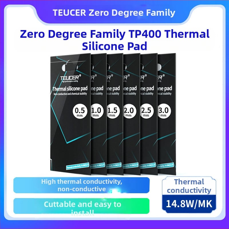 TP400 Термична силиконова подложка Zero Family – високоефективна подложка за отвеждане на топлината за настолни графични карти и лаптоп чипове