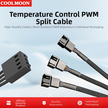 4-πιν PWM διανομέας ανεμιστήρα με hub, μήκος 27 cm, χαλκός αγωγός, για ψύξη PC