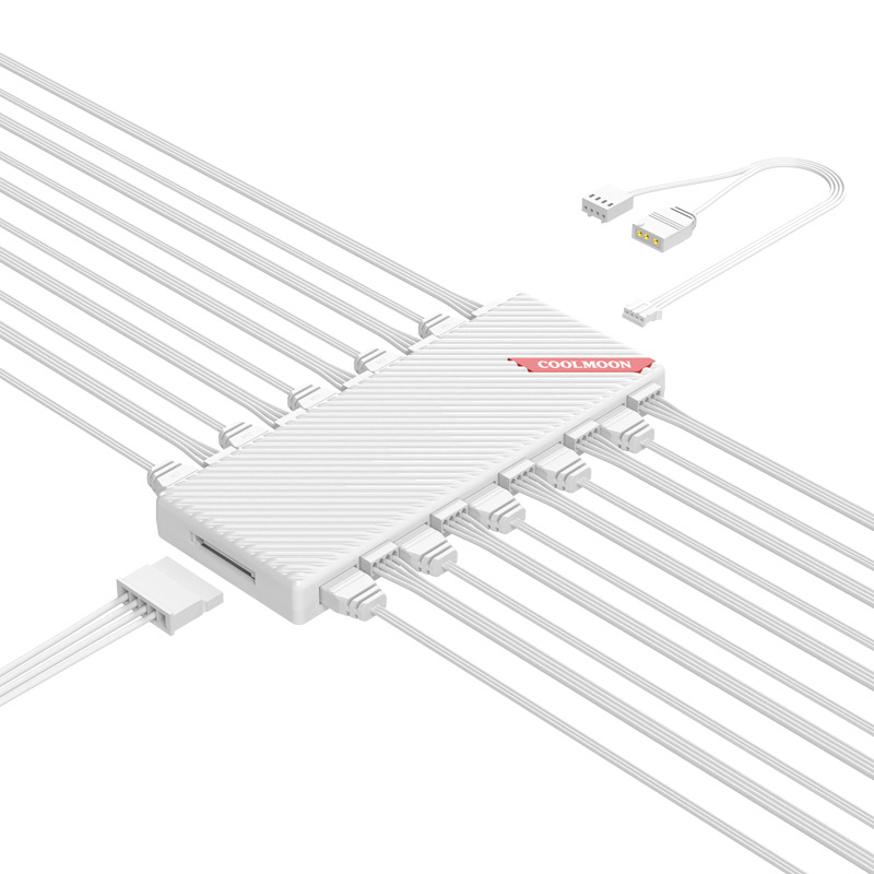 4-πιν PWM διανομέας ανεμιστήρα με hub, μήκος 27 cm, χαλκός αγωγός, για ψύξη PC