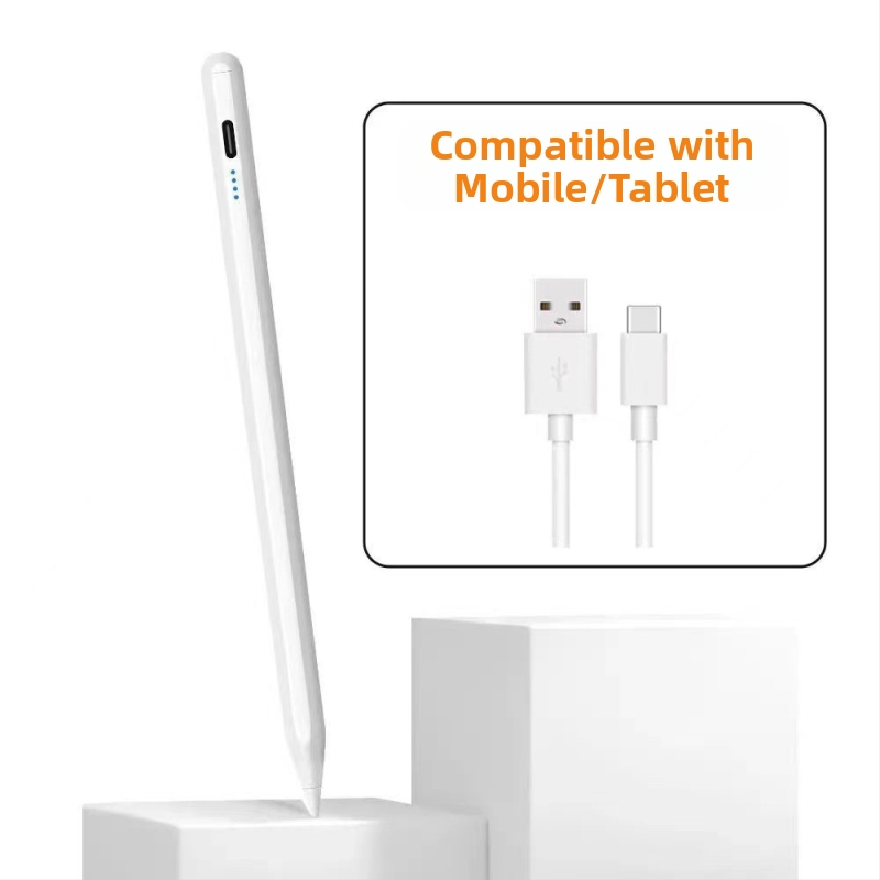 Kapacitív stylus toll iPadhez és tabletekhez mágneses rögzítéssel, fém tokkal, univerzális minden egyben dizájn