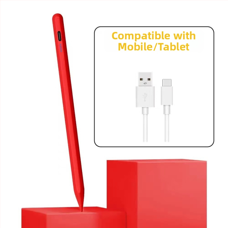 Kapacitív stylus toll iPadhez és tabletekhez mágneses rögzítéssel, fém tokkal, univerzális minden egyben dizájn