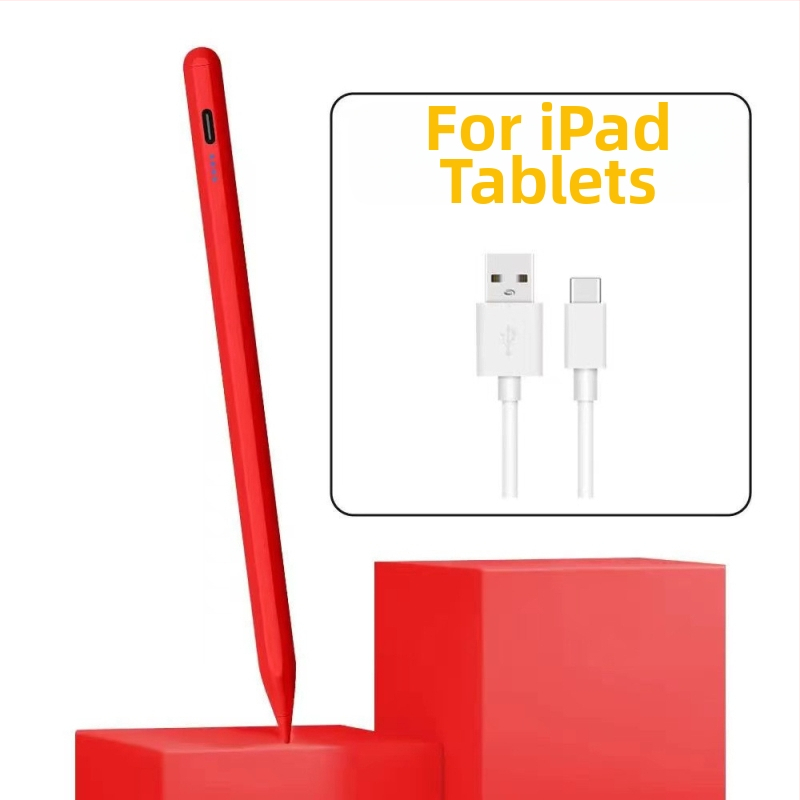 Kapacitív stylus toll iPadhez és tabletekhez mágneses rögzítéssel, fém tokkal, univerzális minden egyben dizájn