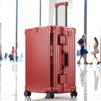 Βαλίτσα PC με αλουμινένιο πλαίσιο, φόρτιση USB, επεκτάσιμη, κλειδαριά TSA, πανταχού τροχοί