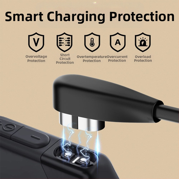 Maginis įkrovimo laidas kaulų laidumo Bluetooth ausinėms (USB-A/ USB-C sąsaja; Suderinama su Shaoyin AS800/S803/S810; Modelis Bsw-AS800; Prekė Besivo/Baisiwo)