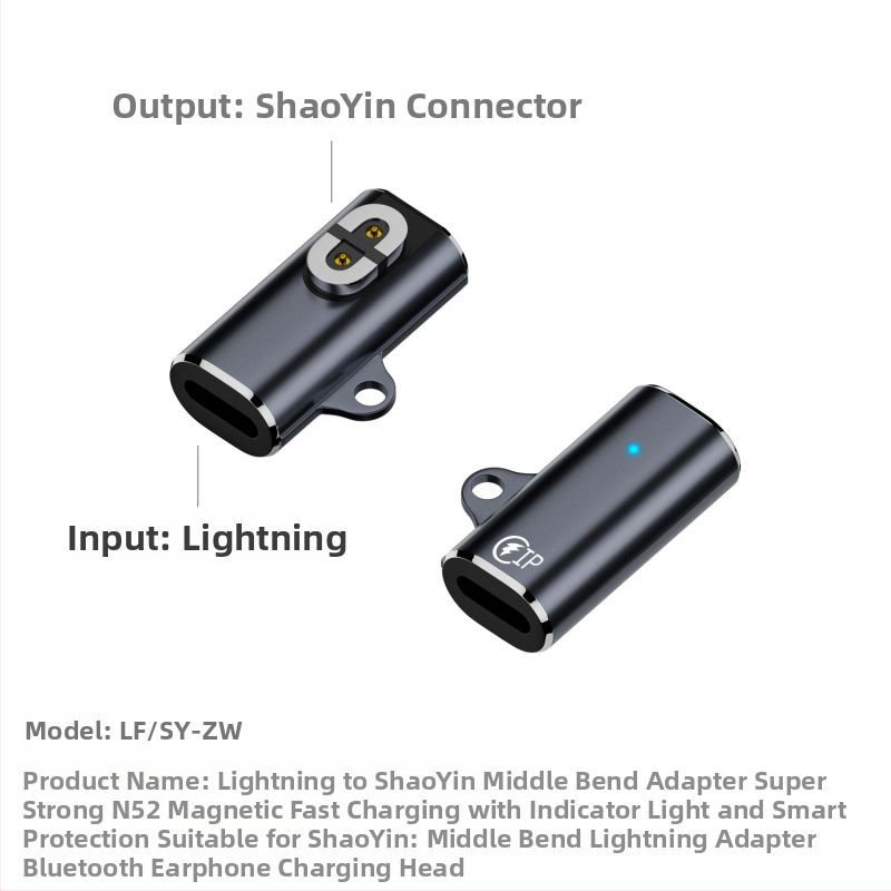 Maginis įkrovimo laidas kaulų laidumo Bluetooth ausinėms (USB-A/ USB-C sąsaja; Suderinama su Shaoyin AS800/S803/S810; Modelis Bsw-AS800; Prekė Besivo/Baisiwo)