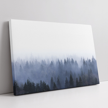 Декоративна картина с пейзаж в модерен минималистичен стил — платно, безрамкова или рамкова с борова вътрешна рамка, подходяща за хол, спалня и кабинет