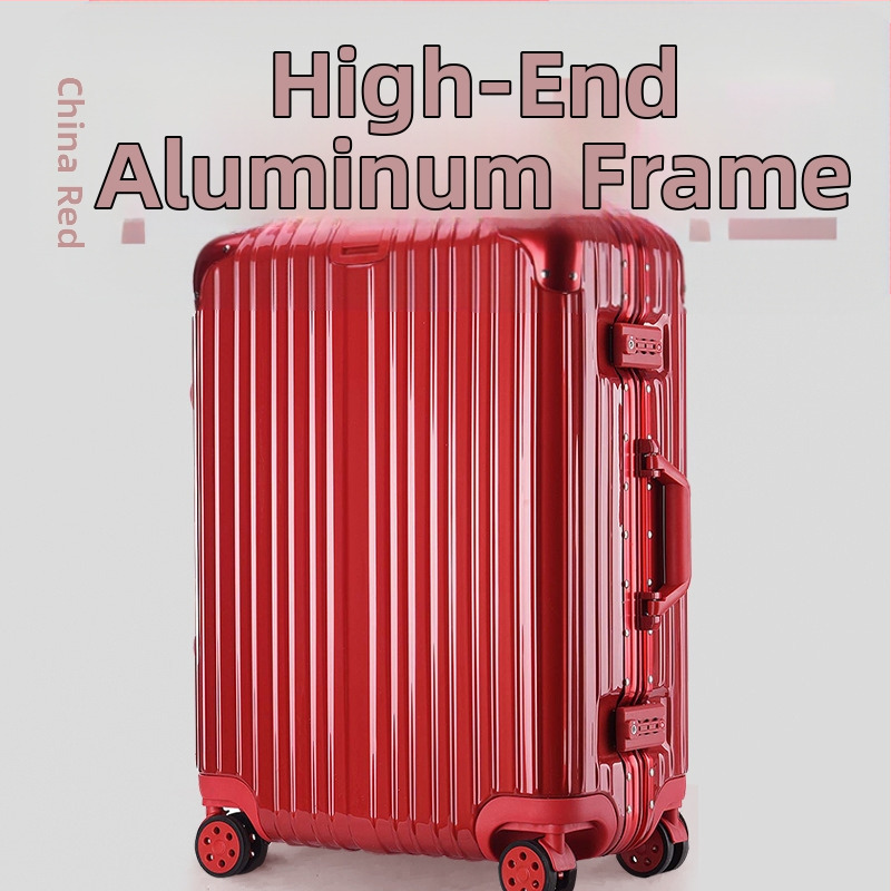 Куфар за пътуване от алуминиево-магнезиева сплав с TSA комбинационно заключване, универсални колела, полиестерна подплата, унисекс