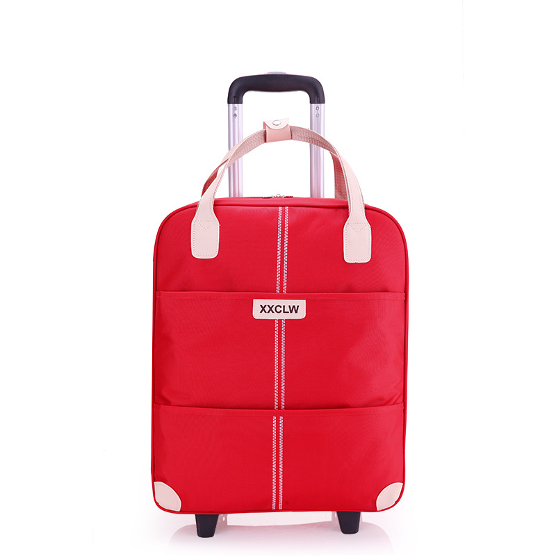 Geantă de voiaj, capacitate 36-55L, din material Oxford, fermoar, mâner telescopic, lacăt
