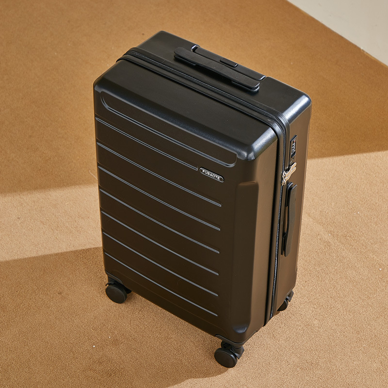 Куфар за пътуване с голям капацитет, ABS+PC материал, отваряне с цип, антибактериална функция и сухо/мокро разделение, универсални колела за бизнес пътувания