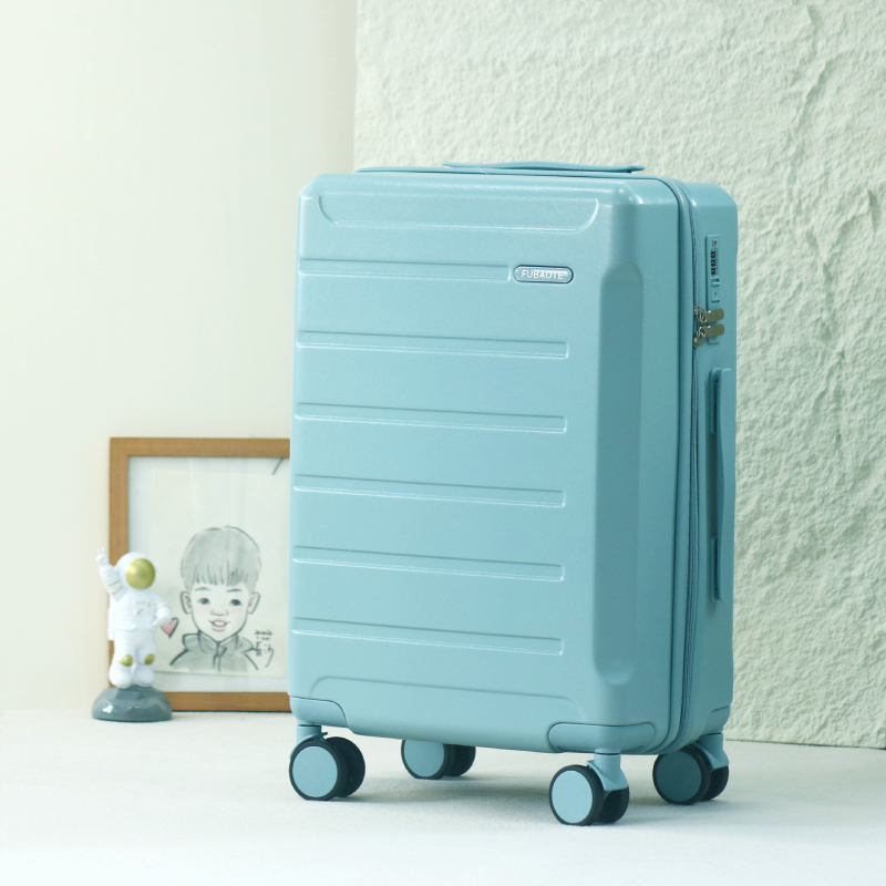 Куфар за пътуване с голям капацитет, ABS+PC материал, отваряне с цип, антибактериална функция и сухо/мокро разделение, универсални колела за бизнес пътувания