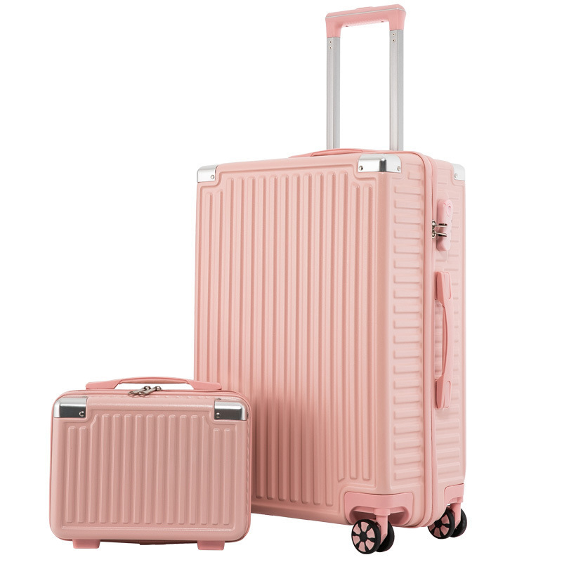 Keményhéjú guruló koff A-218, ABS+PC, 36–55 L, jelszavas zár, univerzális kerekek